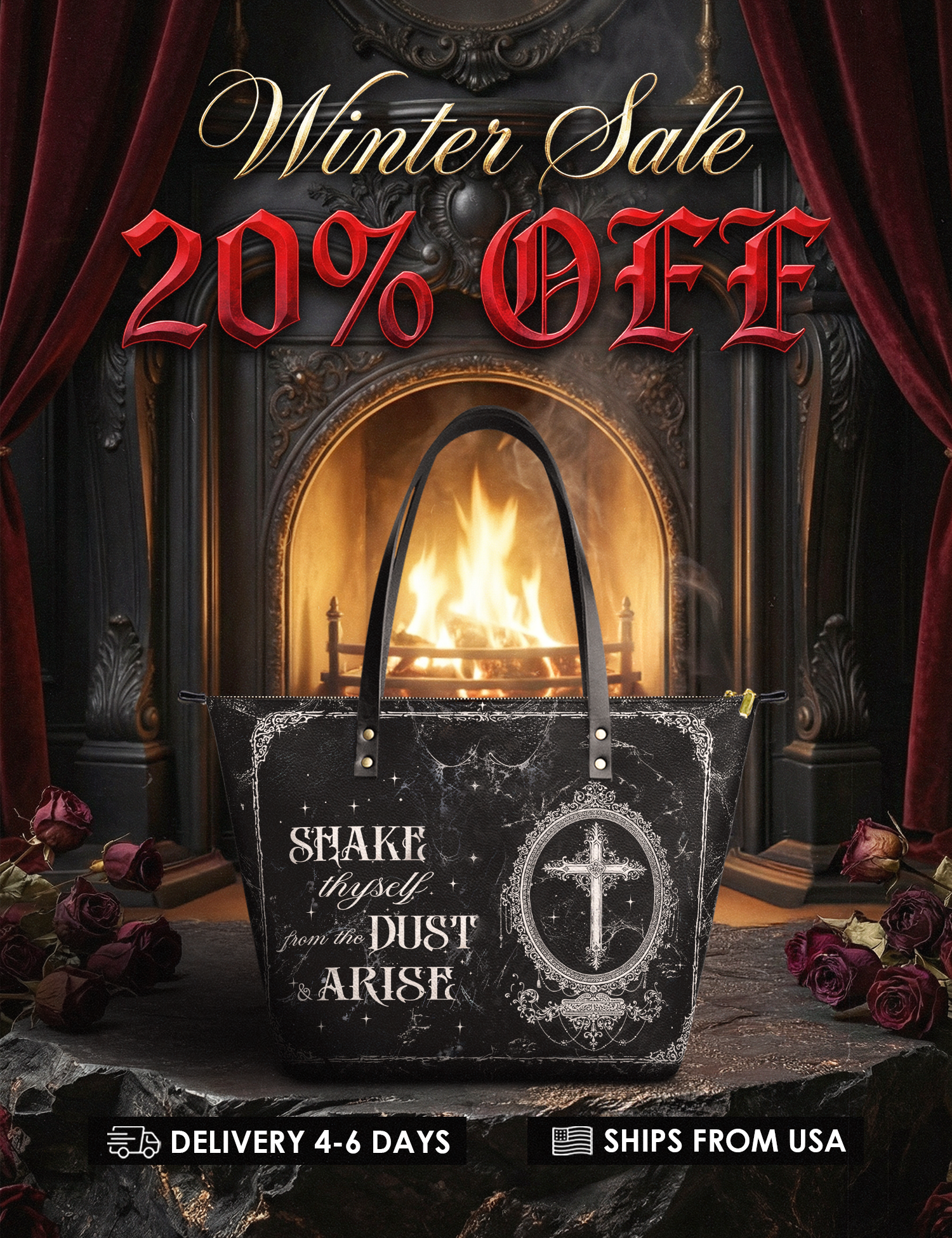 "Dustveil" Leather Tote Bag Deal