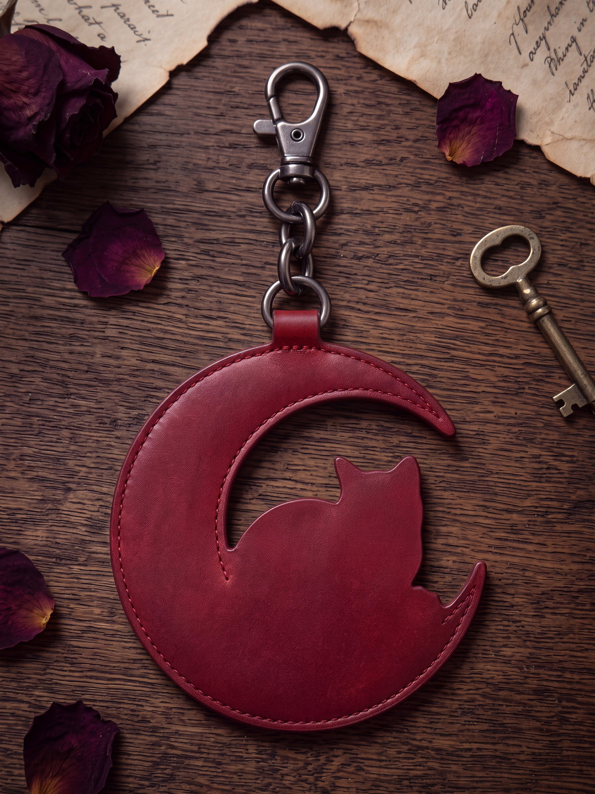 "Emberclaw" Leather Bag Charm