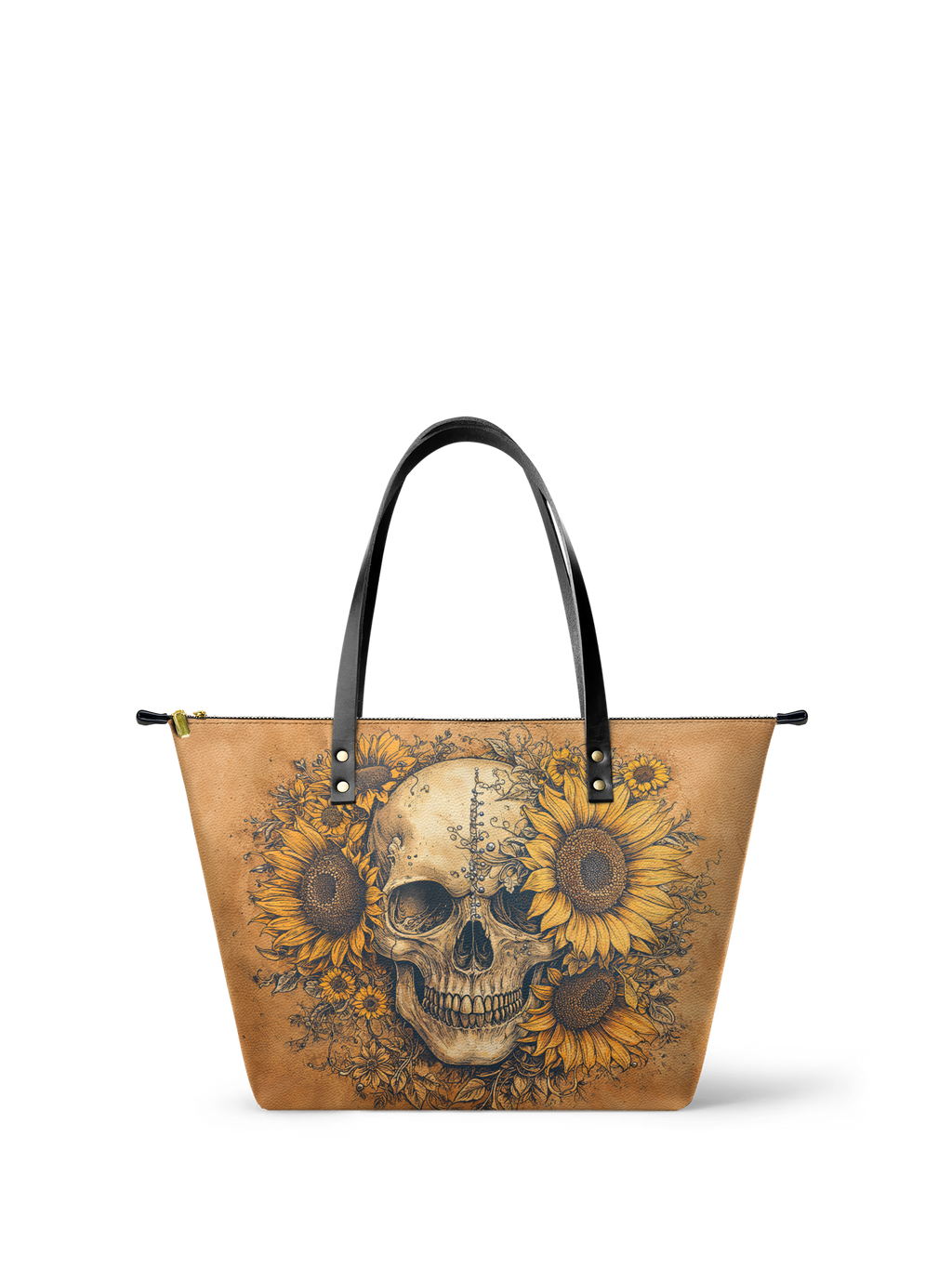 "Heliovoid" Leather Tote Bag