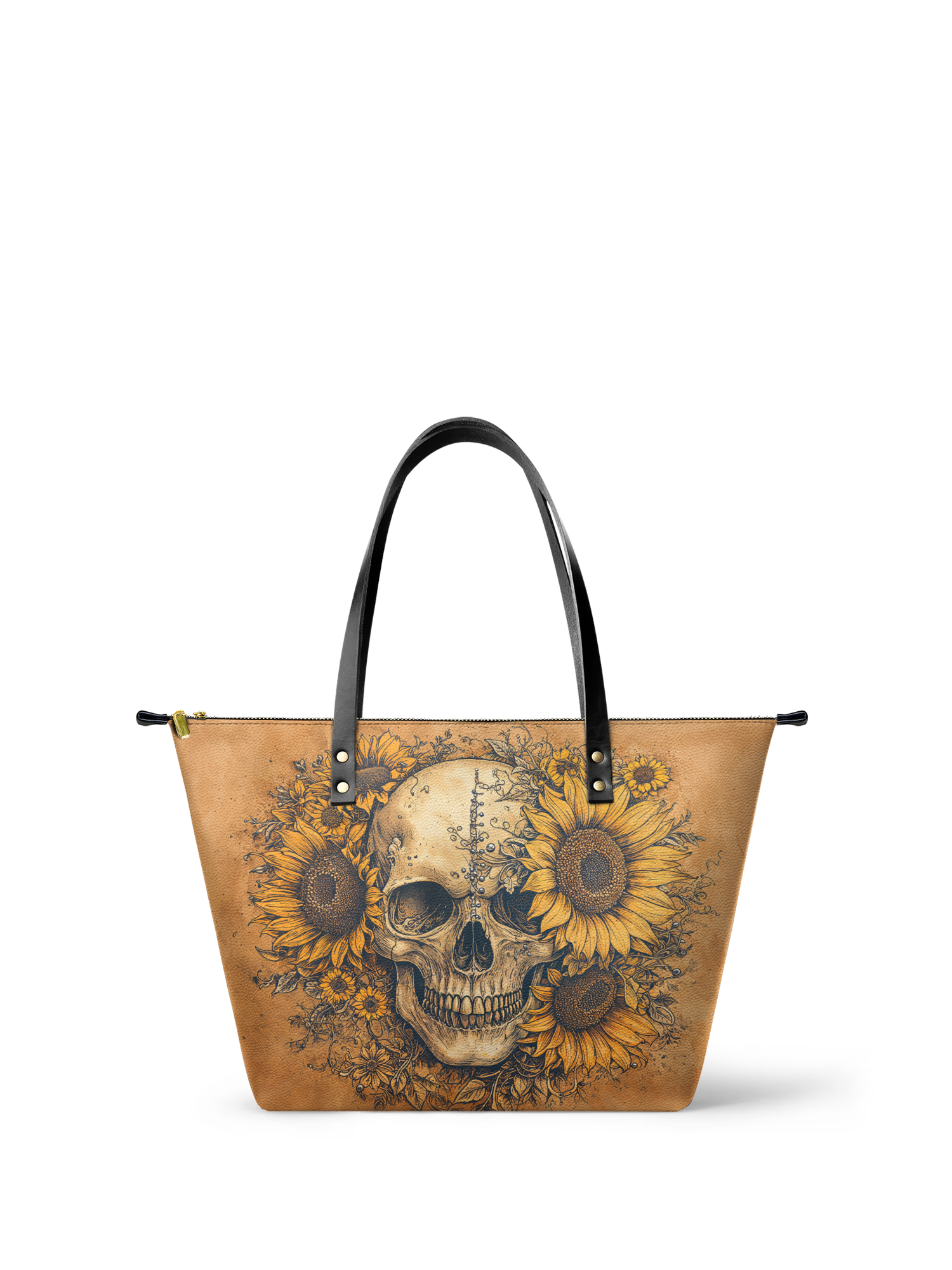 "Heliovoid" Leather Tote Bag