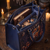 "Foxglove" Applique Leather Handbag Pre-order
