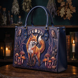 "Foxglove" Applique Leather Handbag Pre-order
