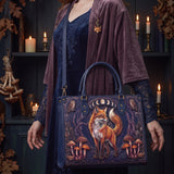 "Foxglove" Applique Leather Handbag Pre-order