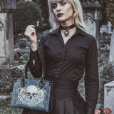 "Frostmourne" - Black Interior - Small Leather Handbag