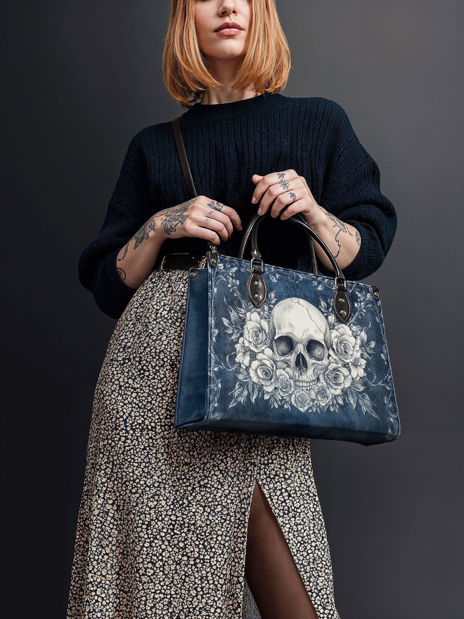 "Frostmourne" - Black Interior - Leather Handbag