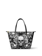 "Gravebloom" Leather Tote Bag