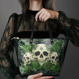 "Bloodrose" Poison Ivy Leather Tote Bag