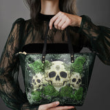 "Bloodrose" Poison Ivy Leather Tote Bag Matching SANTA Combo