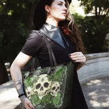 "Bloodrose" Poison Ivy Leather Tote Bag
