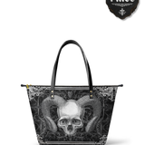 "Grimcrown" Leather Tote Bag