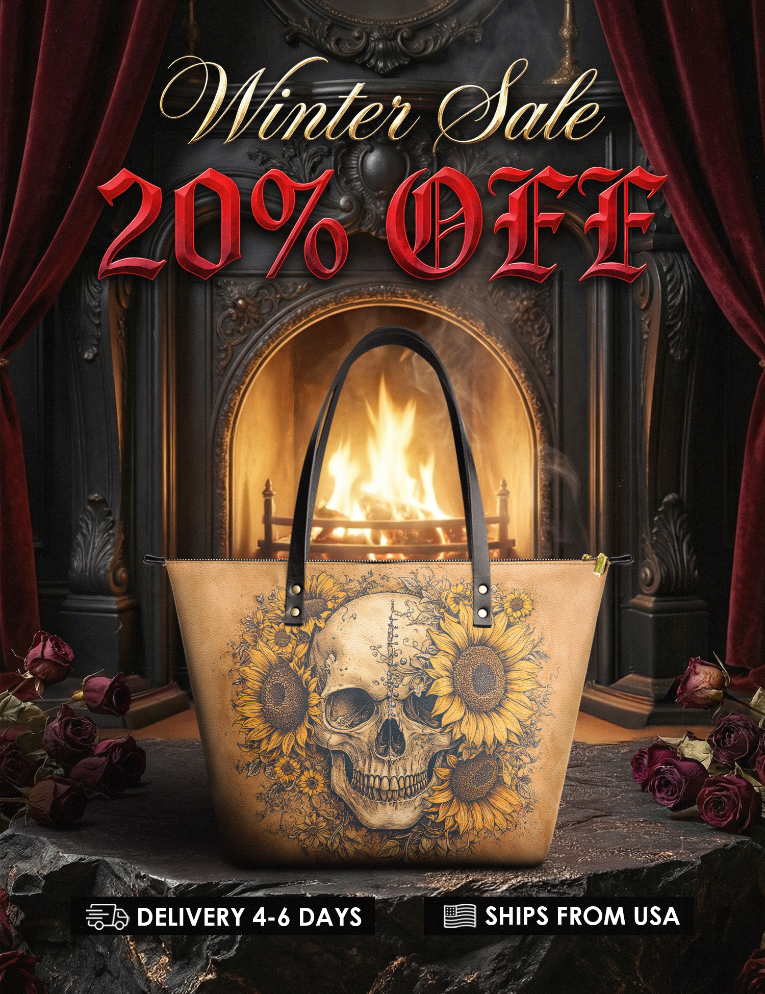 "Heliovoid" Leather Tote Bag Deal