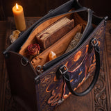 "Hexacat" Applique Leather Handbag Pre-order