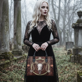 "Hexram" - Black Interior - Leather Handbag