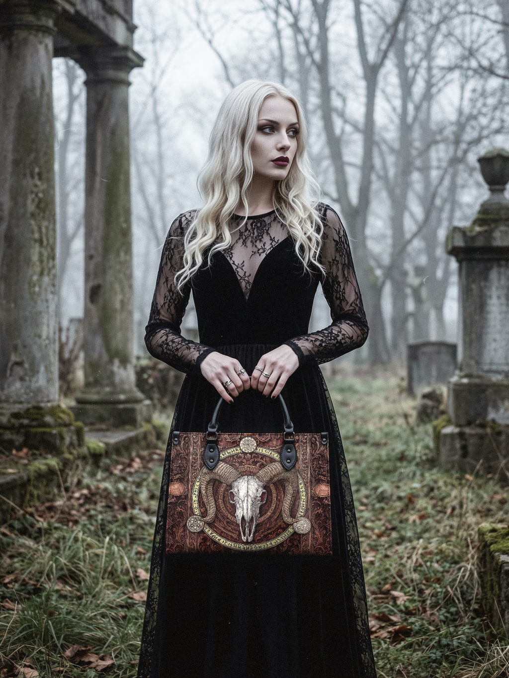 "Hexram" - Black Interior - Leather Handbag