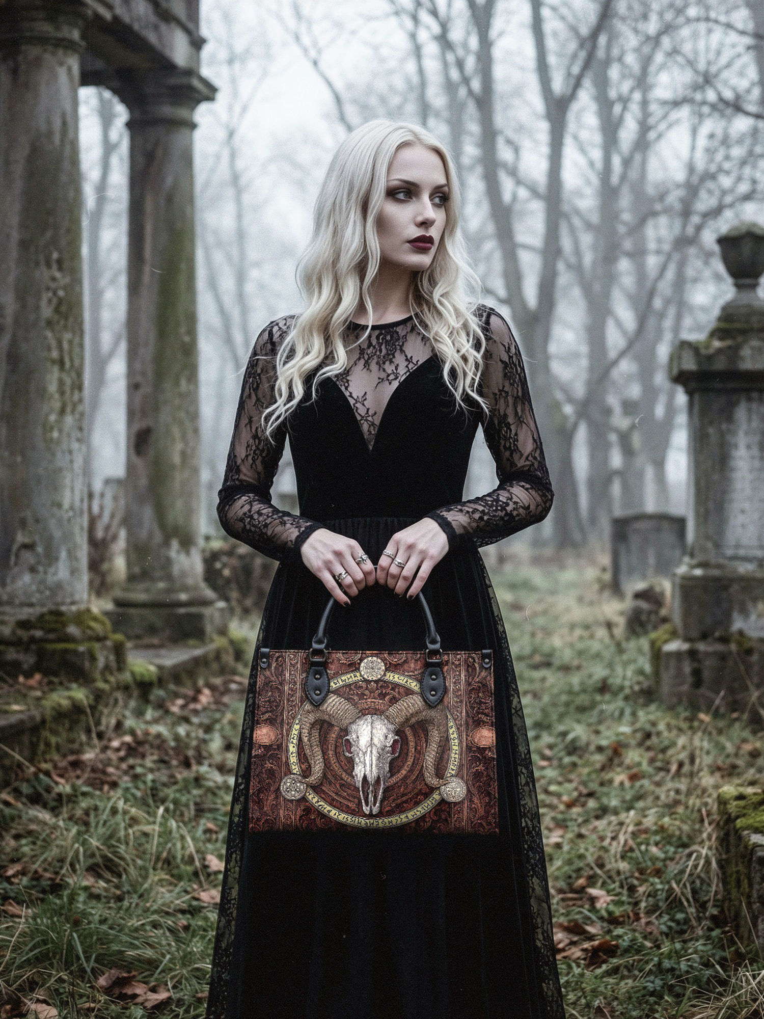 "Hexram" - Black Interior - Leather Handbag