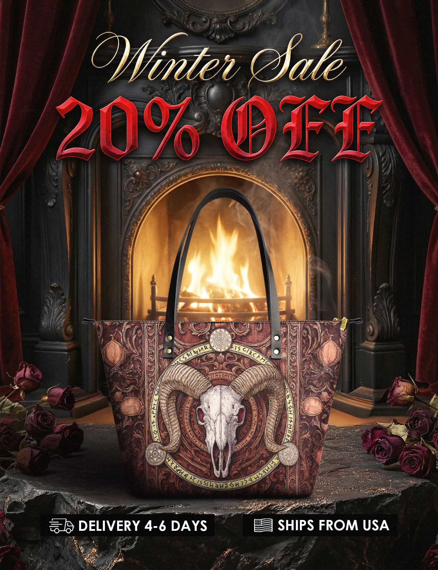 "Hexram" Leather Tote Bag Deal