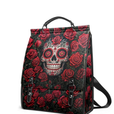 "La Roja" Leather Backpack Matching SANTA Combo