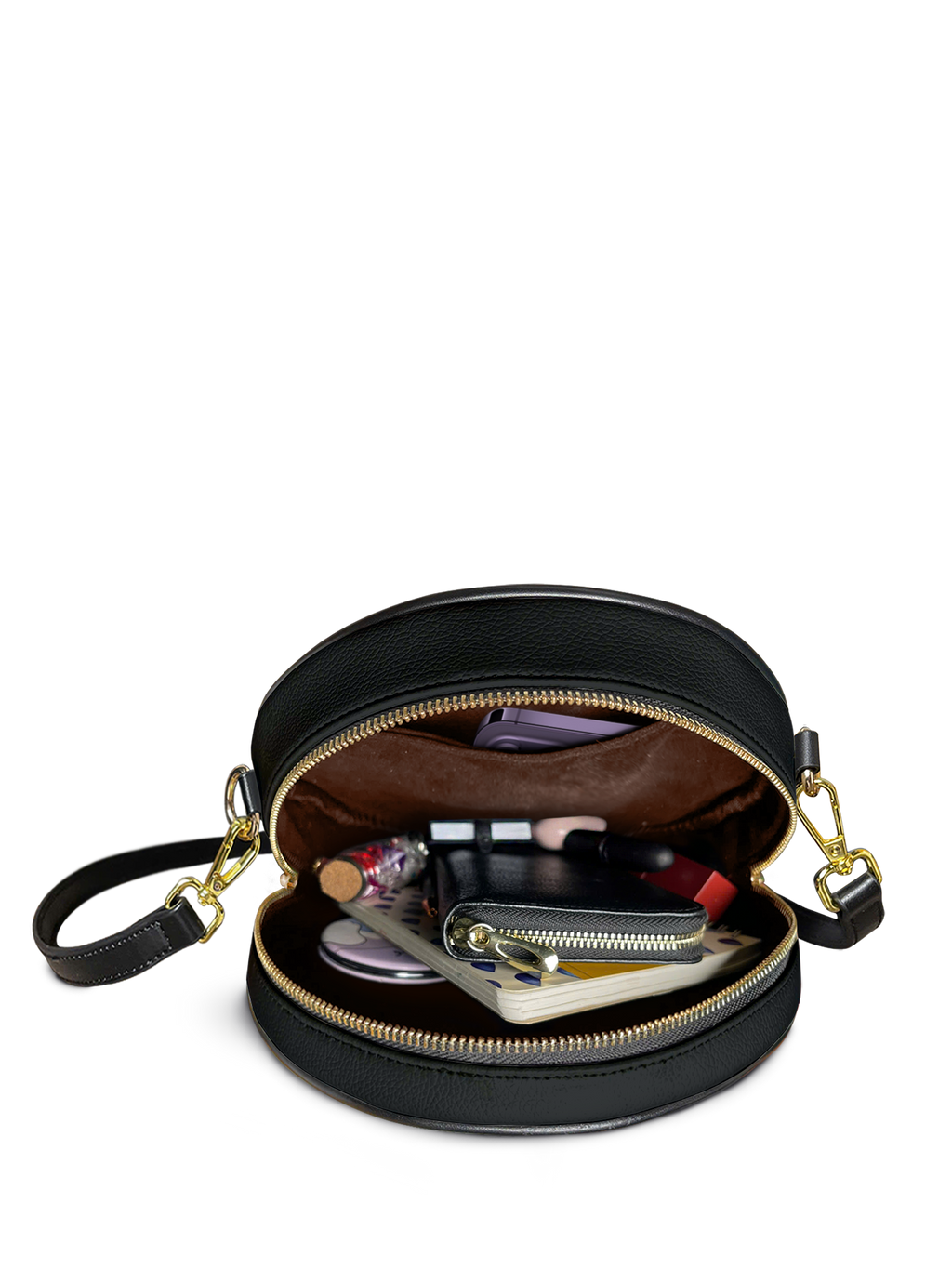 "La Roja" Circle Crossbody Bag