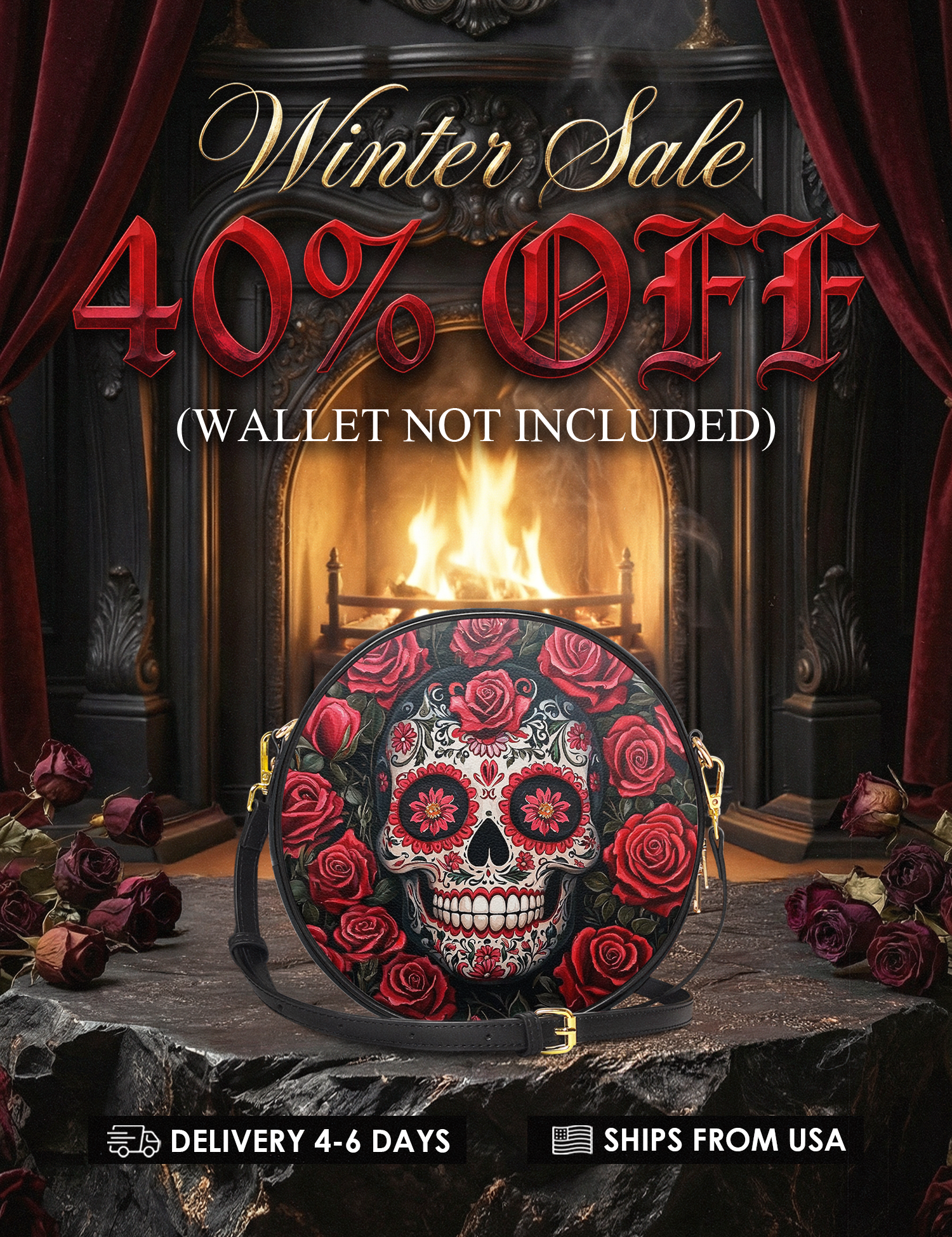 "La Roja" Circle Crossbody Bag Deal