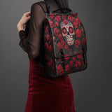 "La Roja" Leather Backpack Matching SANTA Combo