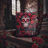 "La Roja" Leather Backpack Matching SANTA Combo