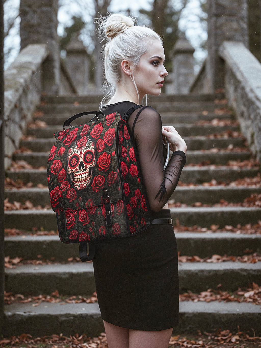 "La Roja" Leather Backpack