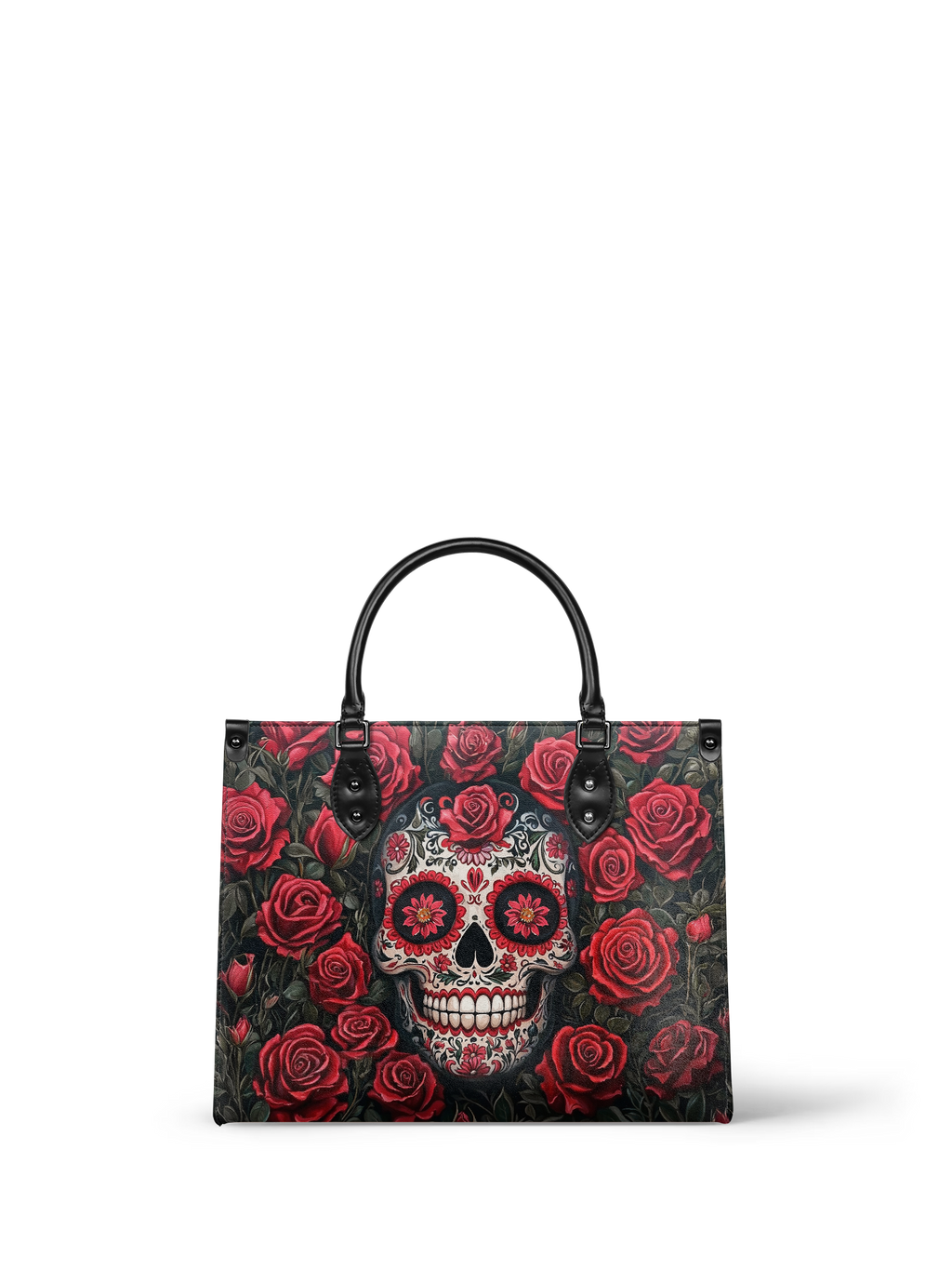 "La Roja" - Black Interior - Leather Handbag