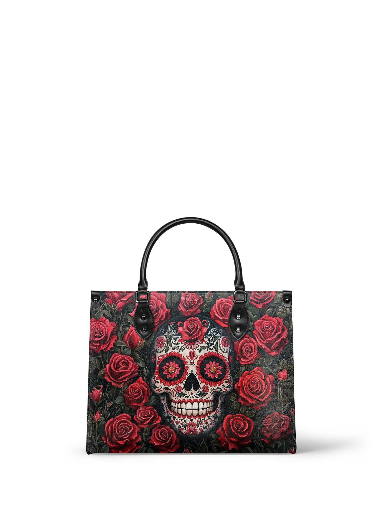 "La Roja" - Black Interior - Leather Handbag