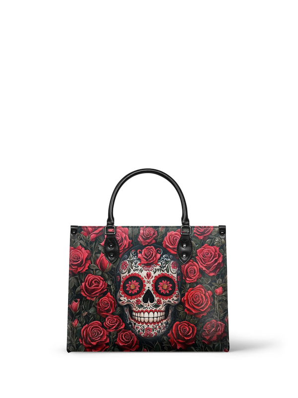 "La Roja" - Black Interior - Leather Handbag