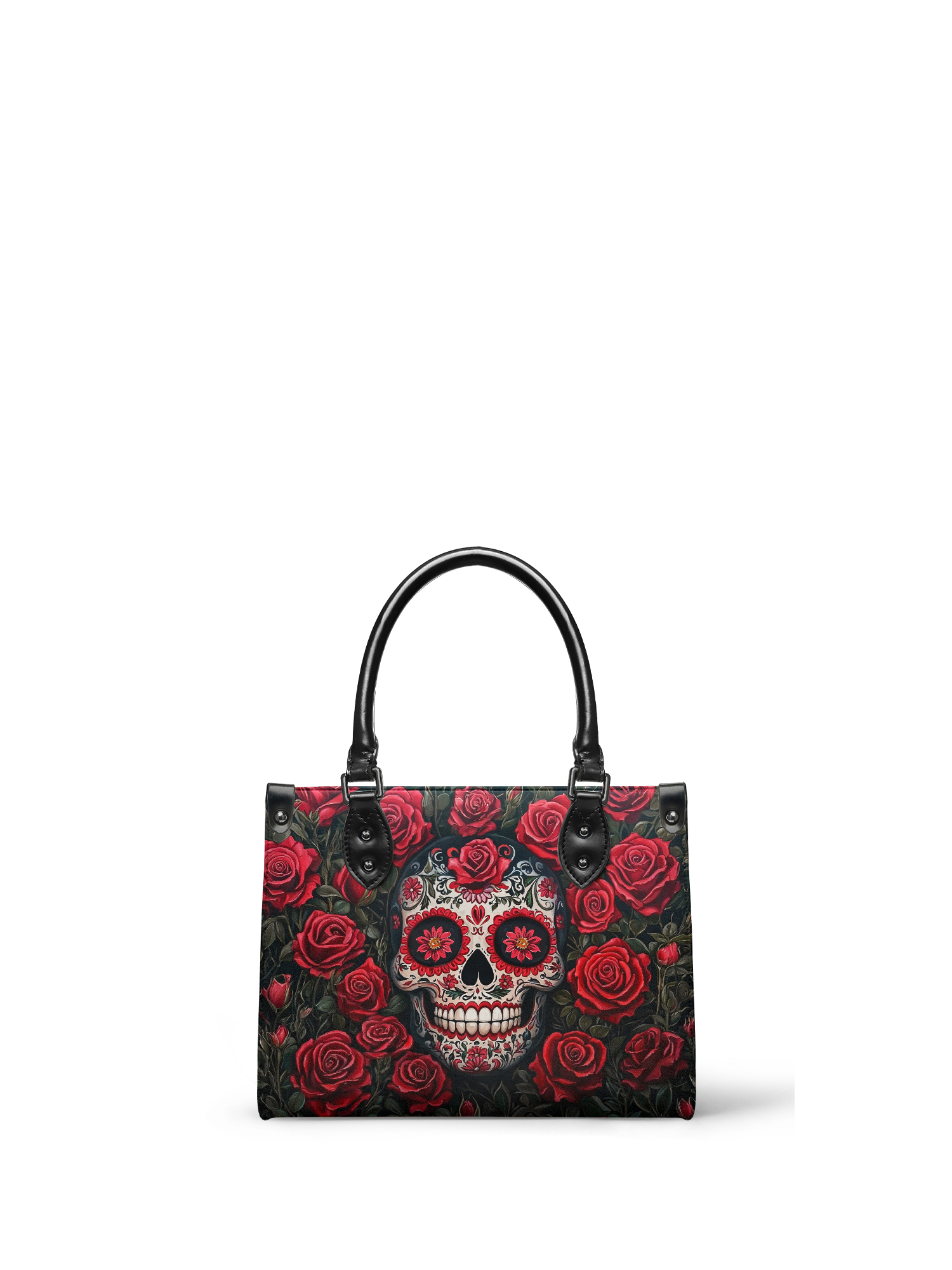 "La Roja" - Black Interior - Small Leather Handbag