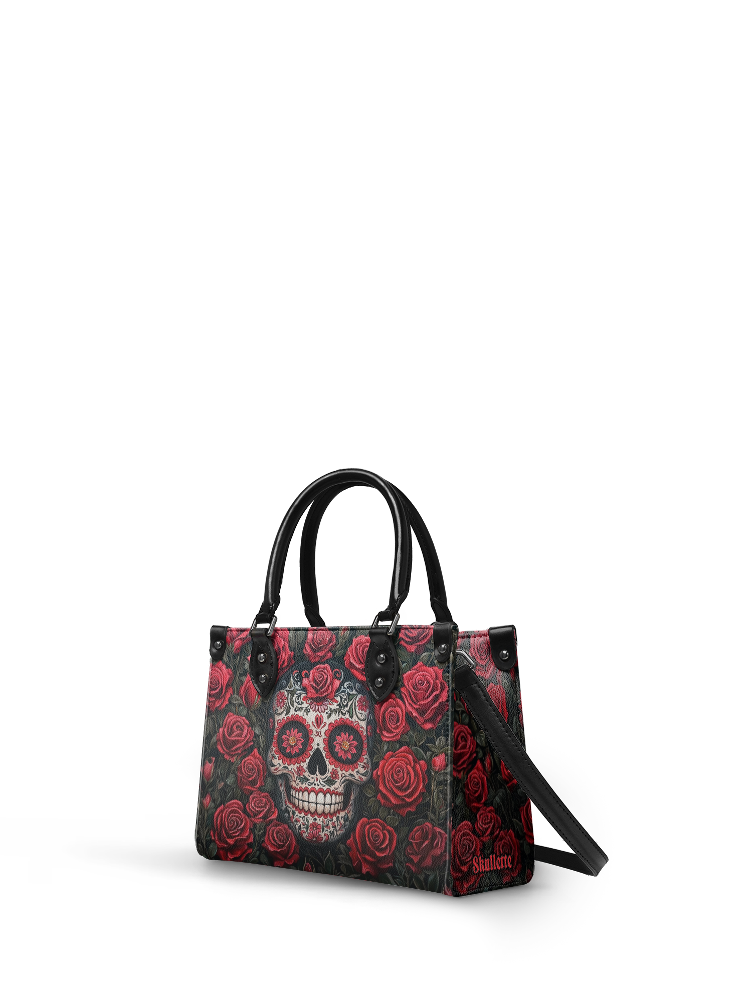 "La Roja" - Black Interior - Small Leather Handbag