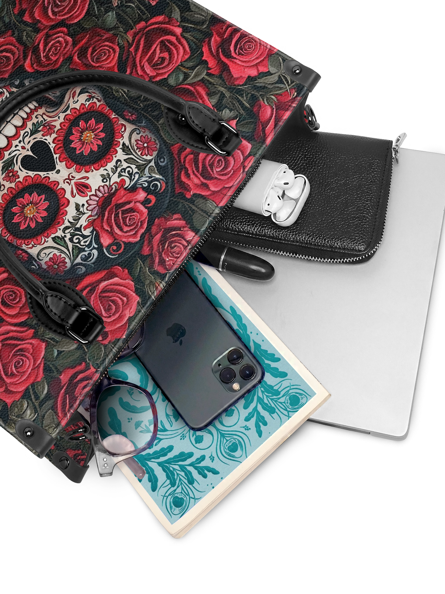 "La Roja" - Black Interior - Leather Handbag