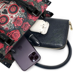 "La Roja" - Black Interior - Small Leather Handbag - 100.1 DEAL