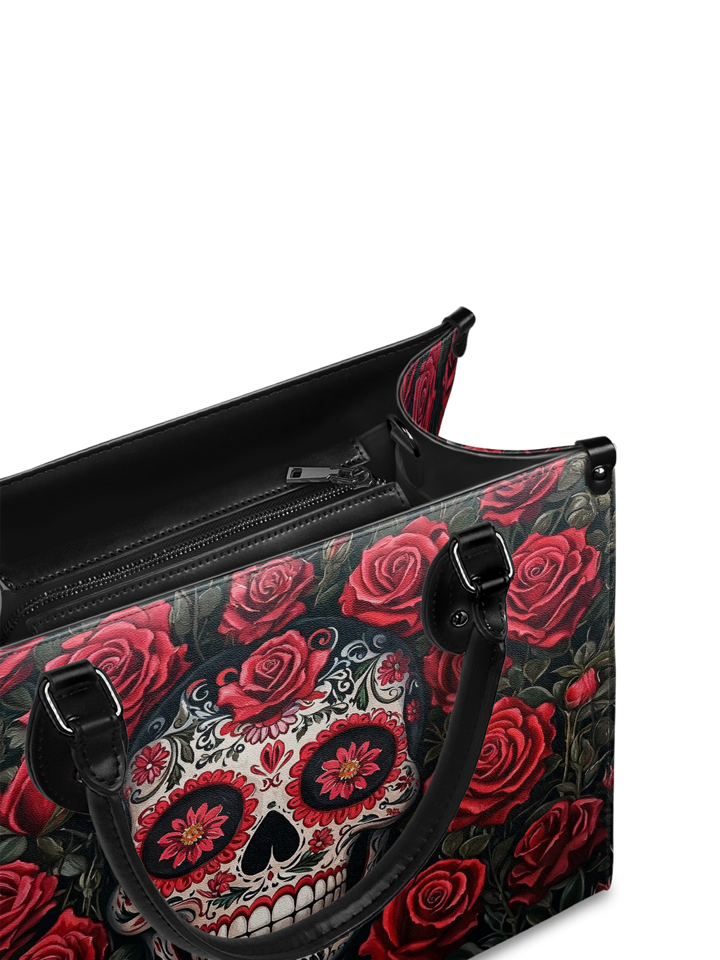 "La Roja" - Black Interior - Leather Handbag