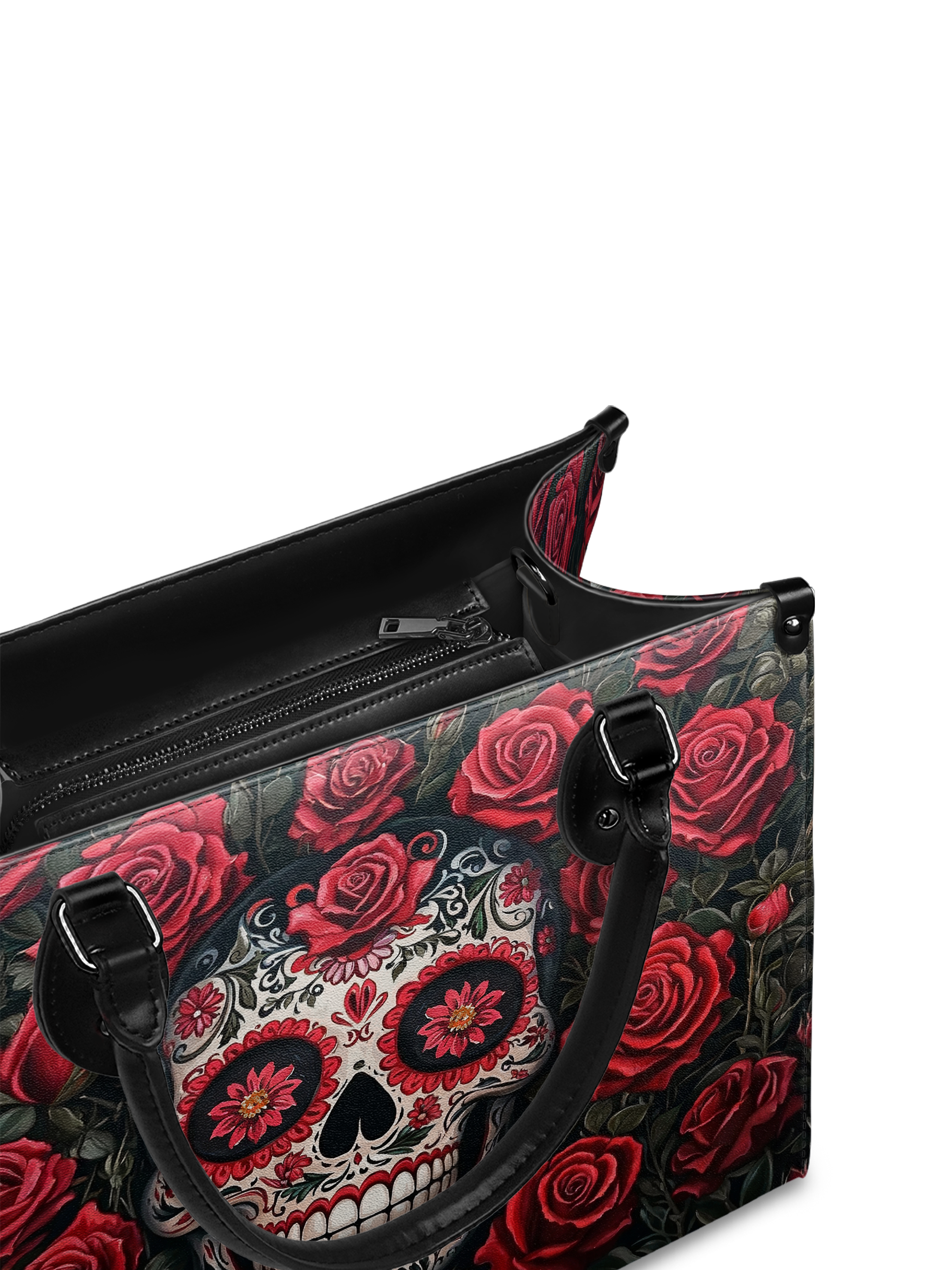 "La Roja" - Black Interior - Leather Handbag