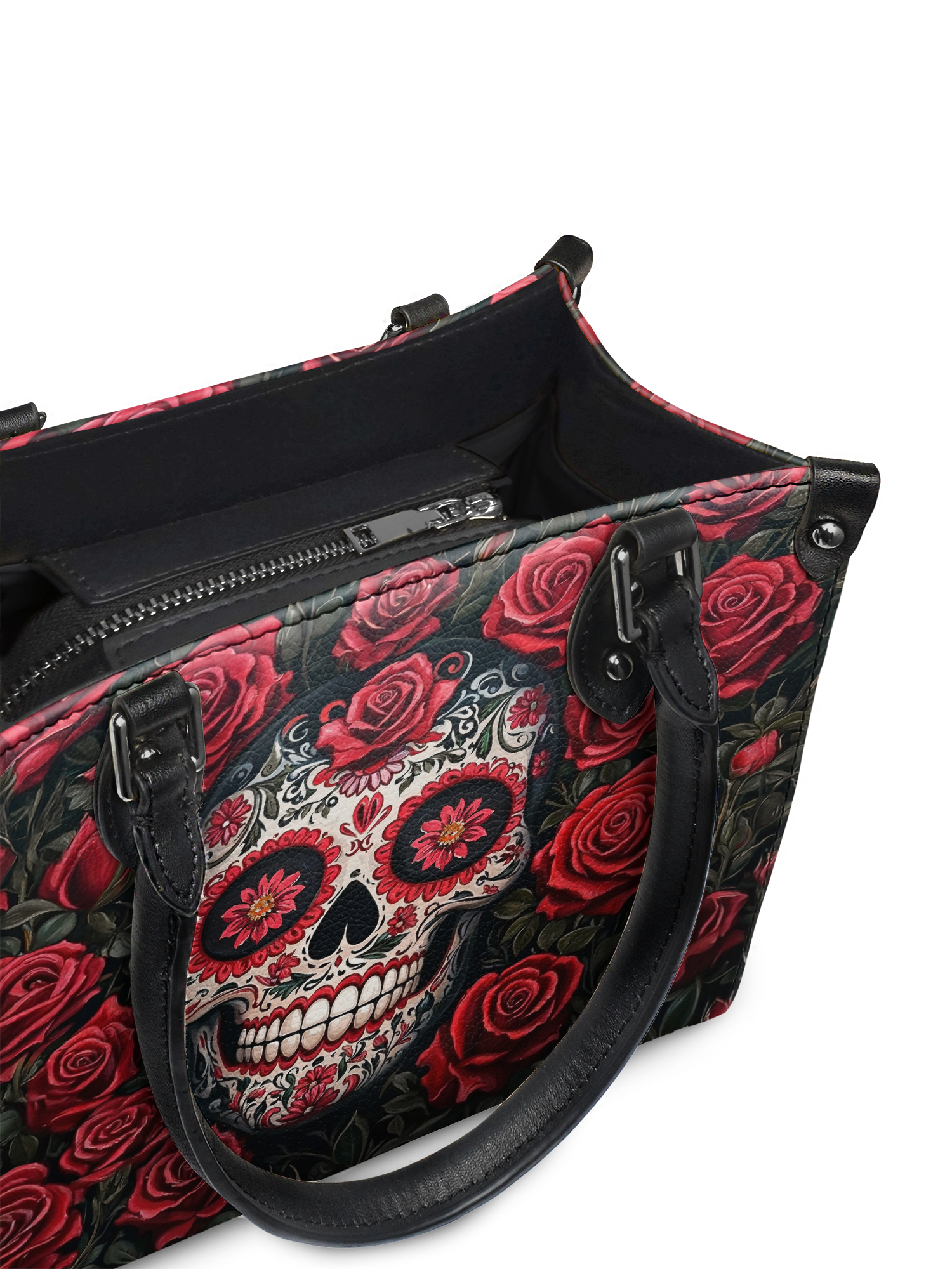 "La Roja" - Black Interior - Small Leather Handbag
