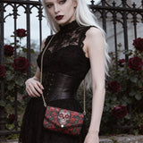 "La Roja" Envelope Chain Crossbody Bag