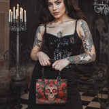"La Roja" - Black Interior - Small Leather Handbag - 100.1 DEAL