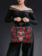 "La Roja" - Black Interior - Leather Handbag
