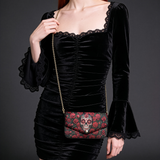 "La Roja" Envelope Chain Crossbody Bag