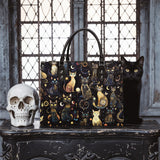 "Lunacat" - Black Interior - Leather Handbag