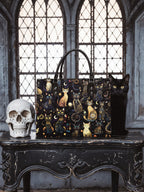"Lunacat" - Black Interior - Leather Handbag
