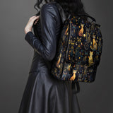 "Lunacat" Leather Backpack