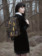 "Lunacat" Leather Backpack