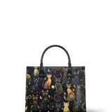 "Lunacat" - Black Interior - Leather Handbag