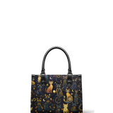 "Lunacat" - Black Interior - Small Leather Handbag