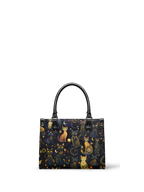 "Lunacat" - Black Interior - Small Leather Handbag