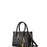 "Lunacat" - Black Interior - Small Leather Handbag