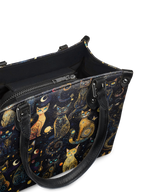 "Lunacat" - Black Interior - Small Leather Handbag