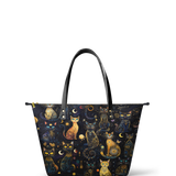 "Lunacat" Leather Tote Bag